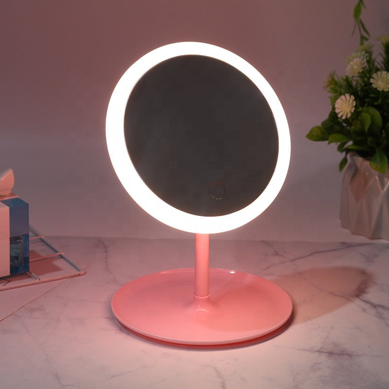 Portable Flexible Makeup Mirror with LED Lights