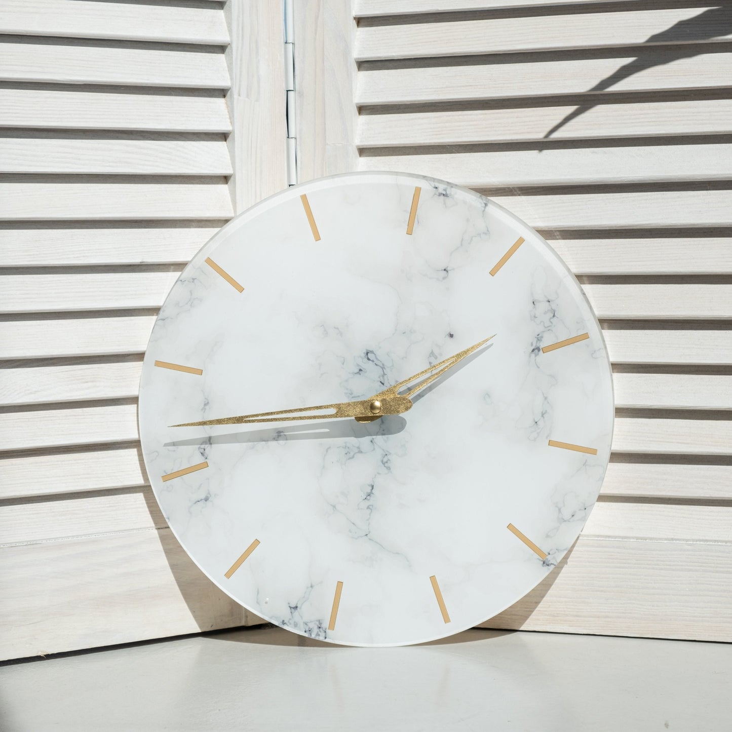 Modern Marble Clock
