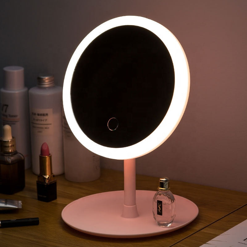 Portable Flexible Makeup Mirror with LED Lights
