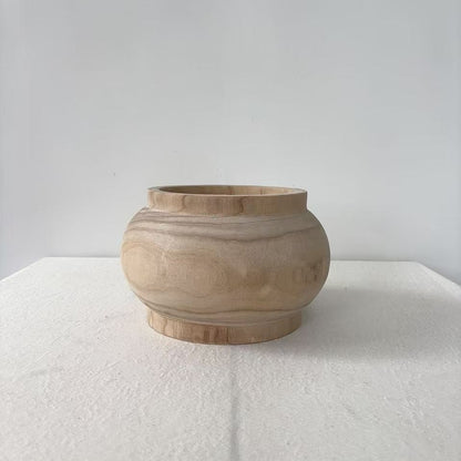 Wood Flower Vase