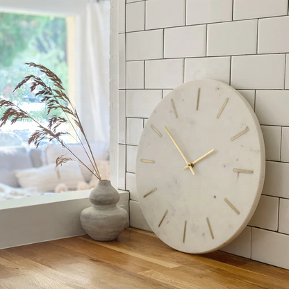Modern Marble Clock